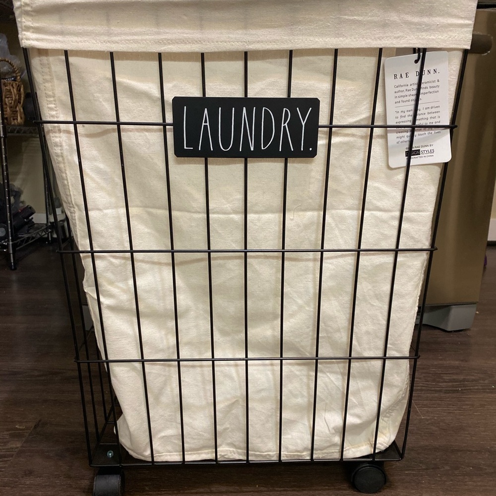 Rae Dunn rolling basket